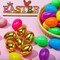 JOYIN 50PCS Plastic Easter Eggs, Empty 2.3" 44PCS Colorful with 6PCS Golden Eggs Bulk Fillable for Easter Hunt Party Favor Basket Stuffers Filler Classroom Prize Supplies Decor